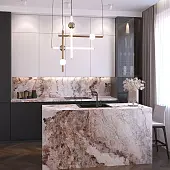 Заказные декоры F&S стеновая панель бэлла россо, form&style 4100х655х6 мм