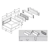 Комплекты ящиков Avantech You комплект ящика avantech you inlay nl-450*187мм, silent system, белый