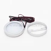 Светильники светильник nsc-d70, врезной/накладной, 12v, 2,7w, 6000к серебро