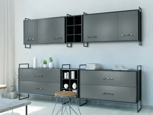 Однотонные декоры ЛДСП Томлесдрев лдсп 9570 базальт 2750 х 1830 х 10 мм, томлесдрев