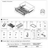 Сушки для посуды сушка выдвижная geek в модуль на 600 мм, с доводчиком