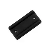 Опоры прочие, подпятники подпятник черный, пластик