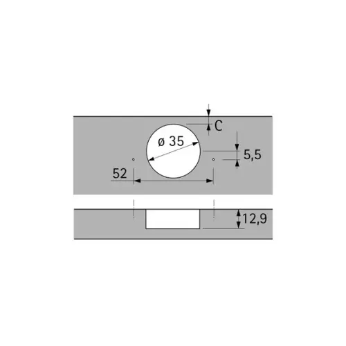 Петля Hettich SENSYS вкладная 110°, с доводчиком, D1,5 (Евровинты) Петли мебельные Hettich Комплекты (Германия) петля hettich sensys вкладная 110°, с доводчиком, d1,5 (евровинты)