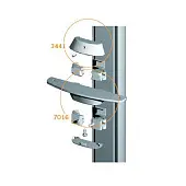 Алюминий верхняя часть крепления, алюминий