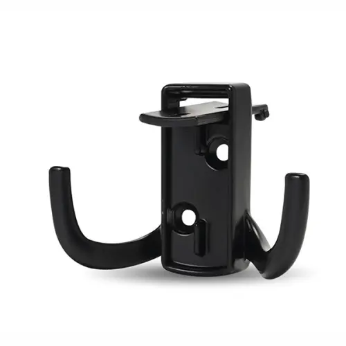 Крючки для одежды крючок 2х рожковый, черный