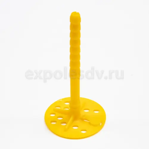 Крепежные материалы дюбель для изоляции с пласт. гвоздем бау-фикс 10х120