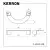 Ручки ручка мебельная kerron s-2634, 128мм, хром