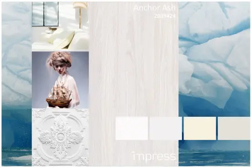 Древесные декоры ЛДСП Томлесдрев лдсп 9424 ясень анкор белый 2750 х 1830 х 10 мм, томлесдрев