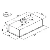 Вытяжки кухонные Maunfeld вытяжка maunfeld crosby singl 60 черный, 850 м3/ч