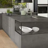 Столешницы ДСП EGGER столешница бетон чикаго темно-серый, эггер 1u 38, 600, 4100