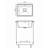 Мойка кухонная Tolero модель Blade 550 саванна Мойки кухонные Распродажа мойка кухонная tolero модель blade 550 саванна