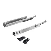 Комплект направляющих Quadro You, Push to Open, 450 мм, полного выдвижения Комплекты направляющих Hettich скрытого монтажа комплект направляющих quadro you, push to open, 450 мм, полного выдвижения
