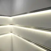 Лента светодиодная GLS 8мм, 12Вт/м 5м, 24V, 3100К теплый, SMD2835, 120LED/м, 3100К теплый, IP20 Светодиодная лента SMD2835, 24V, 8мм лента светодиодная gls 8мм, 12вт/м 5м, 24v, 3100к теплый, smd2835, 120led/м, 3100к теплый, ip20
